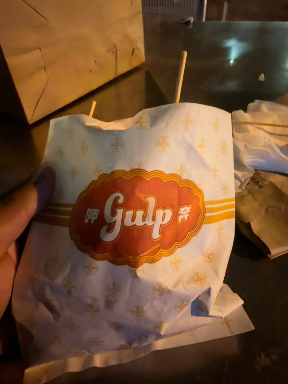 Popcorn chicken at Gulp
