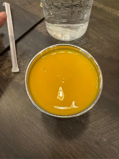 Mango lassi at HYDERABADI ZAIQA
