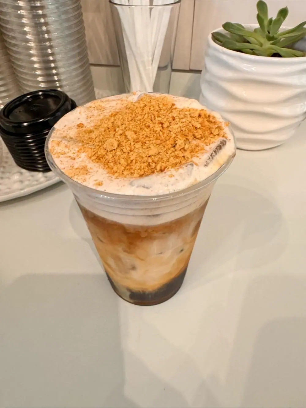 cinnamon toast crunch cold brew at Venue Coffee